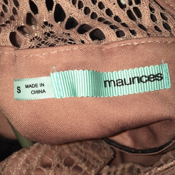 A dress with a black skirt and pick lace top. - Picture 3 of 3